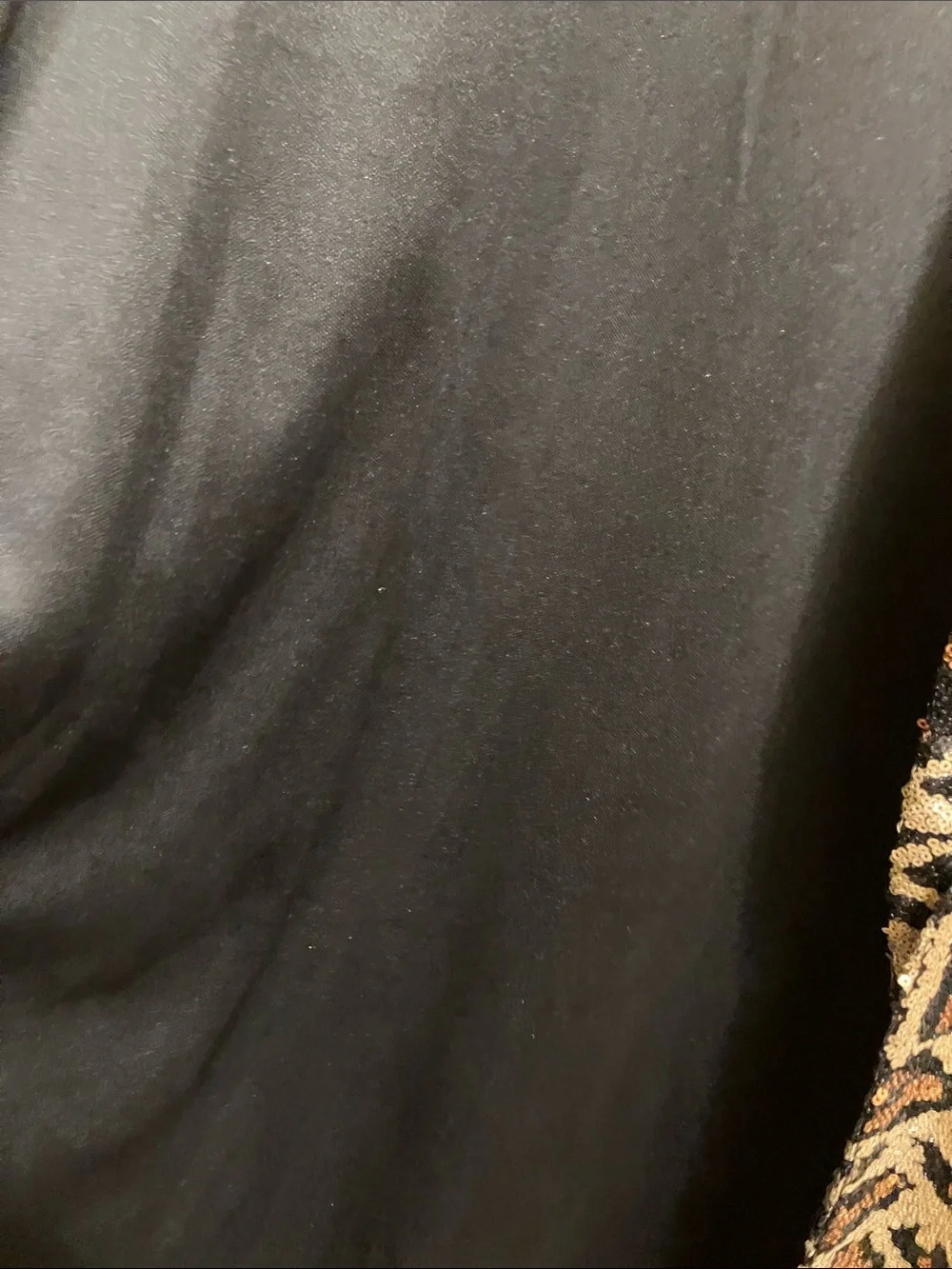 Rockin' Jellybean Gold & Black Sequin Leopard Trench Coat